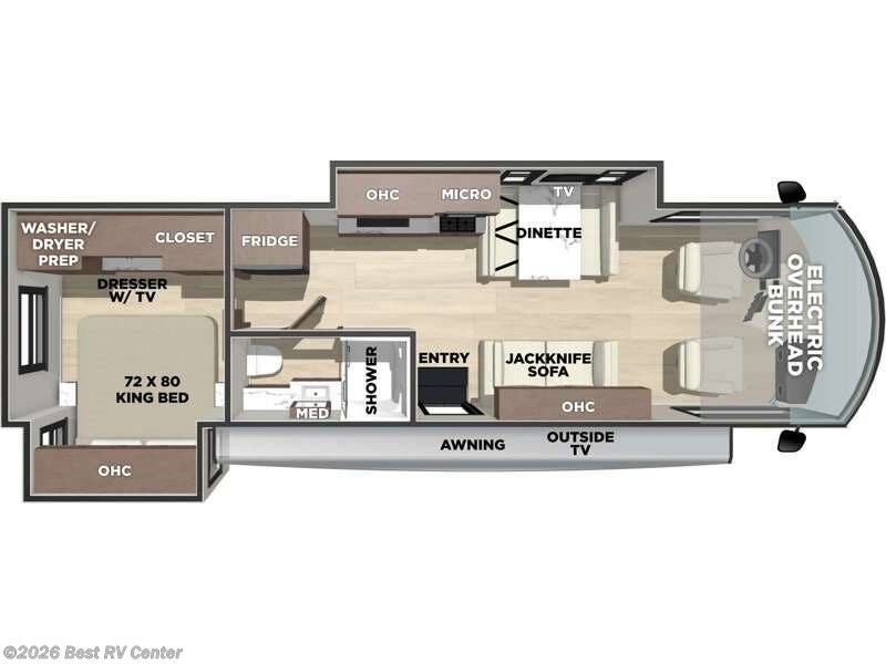 2026 Forest River FR3 31DS - New Class A For Sale by Best RV Center in Turlock, California features Slideout