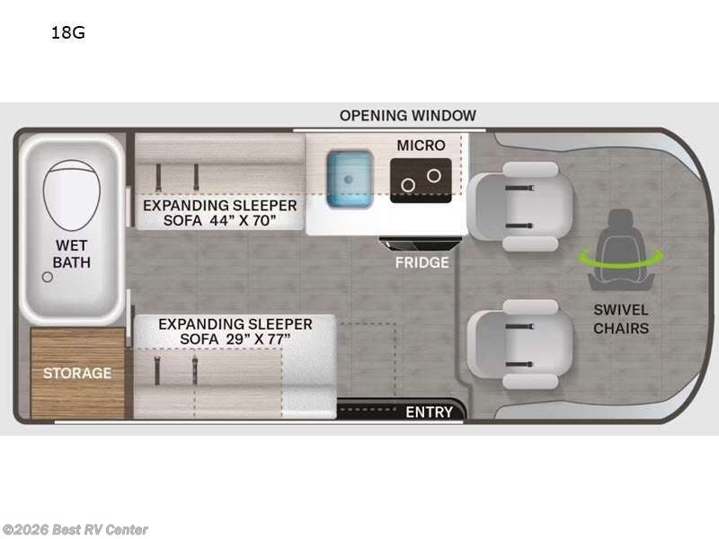 2026 Thor Motor Coach Rize Sport 18G - New Class B For Sale by Best RV Center in Turlock, California