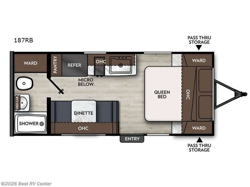 2026 Coachmen Apex Nano 187RB - New Travel Trailer For Sale by Best RV Center in Turlock, California