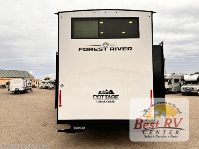 Cedar Ridge 5th Wheel 2026 Forest River Cedar Creek Cottage Fifth Wheels 413FWC #38589 - For ...