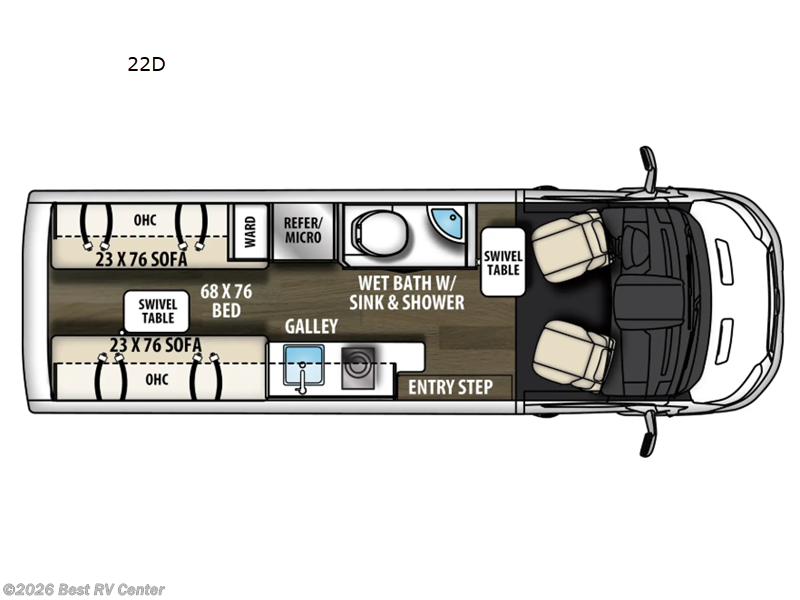 2026 Coachmen Beyond 22D AWD - New Class B For Sale by Best RV Center in Turlock, California