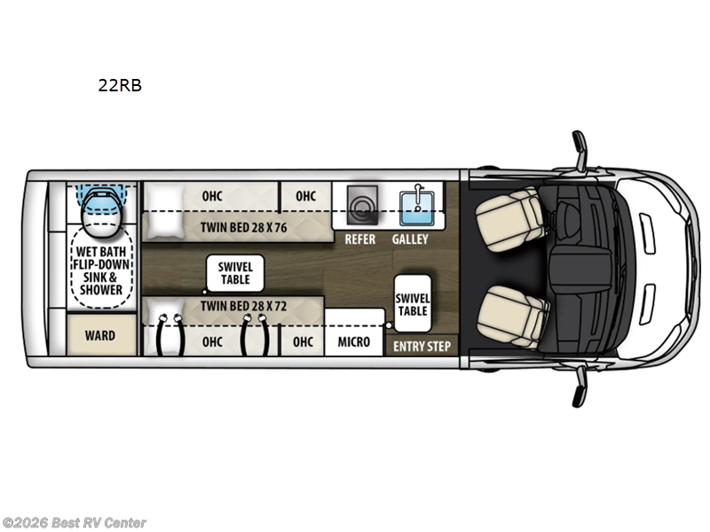 2026 Coachmen Beyond 22RB AWD - New Class B For Sale by Best RV Center in Turlock, California