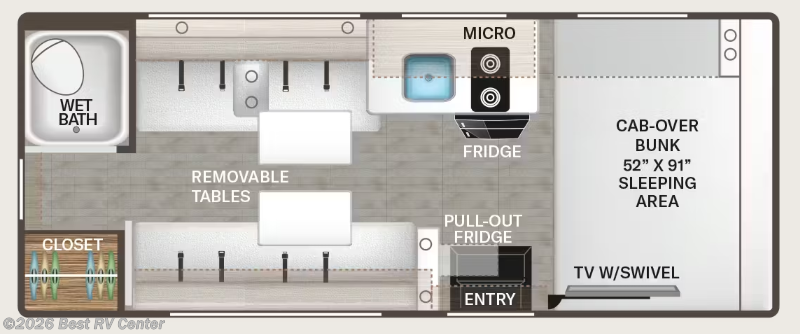 2026 Thor Motor Coach Four Winds 19X - New Class C For Sale by Best RV Center in Turlock, California