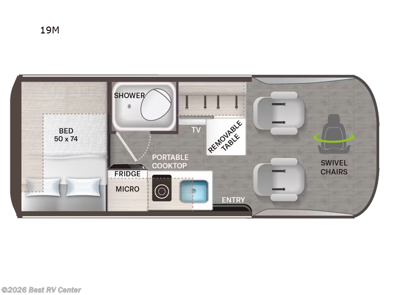 2026 Thor Motor Coach Tranquility 19M - New Class B For Sale by Best RV Center in Turlock, California