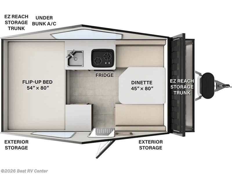 2026 Forest River Rockwood Hard Side Series A122S - New Popup For Sale by Best RV Center in Turlock, California