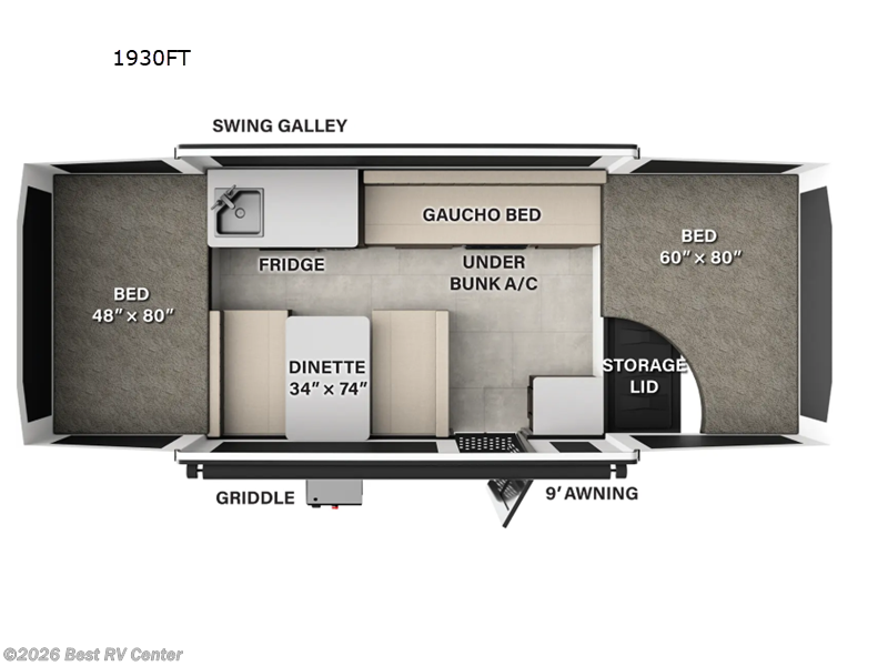 2026 Forest River Rockwood Freedom Series 1930FT - New Popup For Sale by Best RV Center in Turlock, California