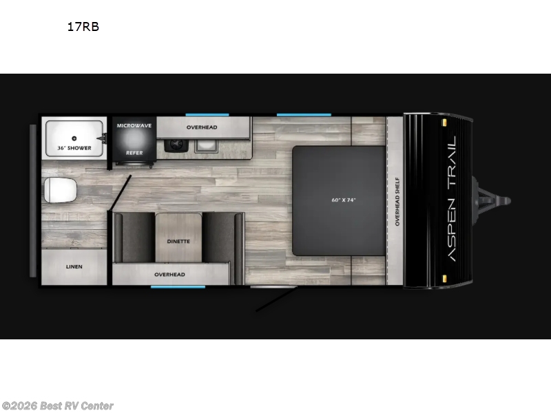 2026 Dutchmen Aspen Trail Mini 17RB - New Travel Trailer For Sale by Best RV Center in Turlock, California