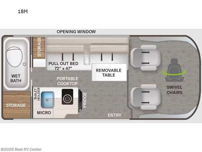 2026 Thor Motor Coach Rize 18M - New Class B For Sale by Best RV Center in Turlock, California