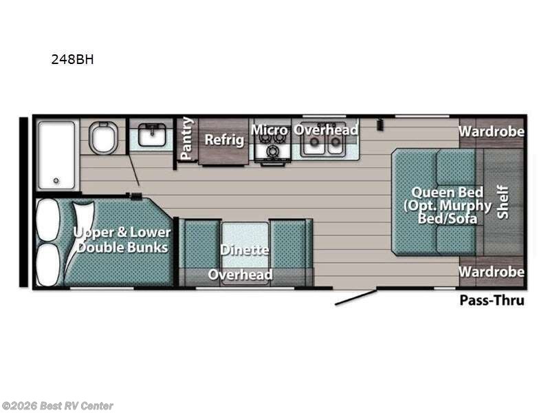 2022 Gulf Stream Ameri-Lite Ultra Lite 248BH - Used Travel Trailer For Sale by Best RV Center in Turlock, California