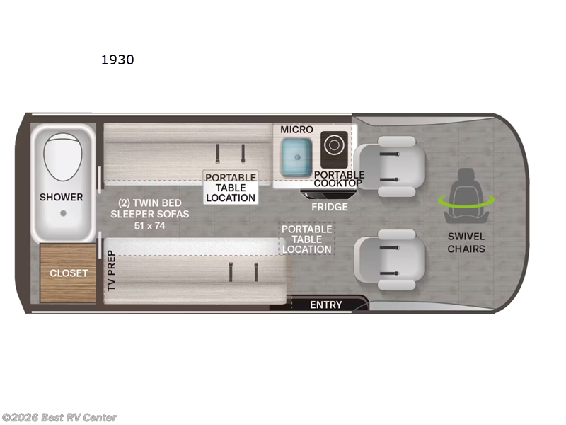 2026 Thor Motor Coach Talavera 1930 - New Class B For Sale by Best RV Center in Turlock, California
