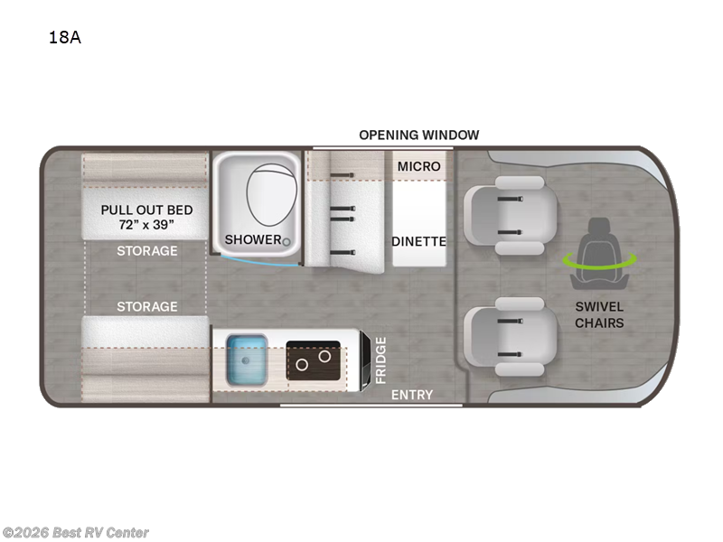 2023 Thor Motor Coach Scope 18A - Used Class B For Sale by Best RV Center in Turlock, California