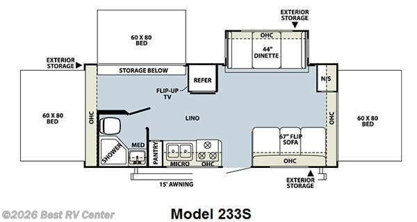 2013 Forest River Rockwood Roo 233S - Used Travel Trailer For Sale by Best RV Center in Turlock, California features Slideout