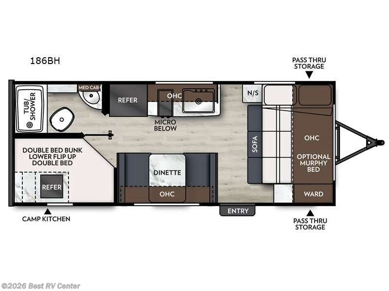2026 Coachmen Apex Nano 186BH - New Travel Trailer For Sale by Best RV Center in Turlock, California