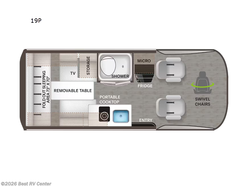 2027 Thor Motor Coach Tranquility 19P - New Class B For Sale by Best RV Center in Turlock, California