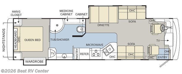 2007 Monaco RV LaPalma 36WBD - Used Class A For Sale by Best RV Center in Turlock, California features Slideout