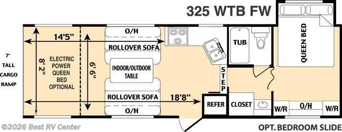 2006 Thor Industries West Vortex 325WTB - Used Toy Hauler For Sale by Best RV Center in Turlock, California features Slideout