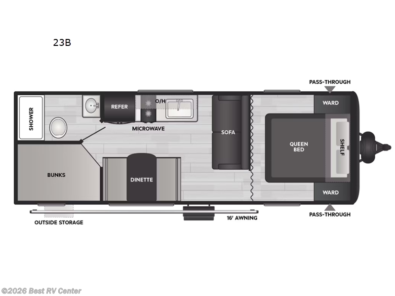 2025 Keystone Coleman 23B - Used Travel Trailer For Sale by Best RV Center in Turlock, California