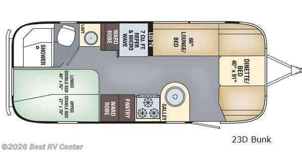 2017 Airstream Flying Cloud 23D Bunk - Used Travel Trailer For Sale by Best RV Center in Turlock, California