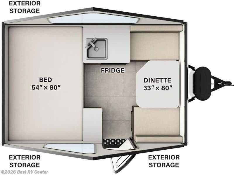 2026 Forest River Rockwood Hard Side Series A101LE - New Popup For Sale by Best RV Center in Turlock, California