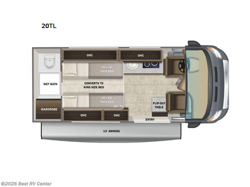 2023 Entegra Coach Ethos Li 20TL - Used Class B For Sale by Best RV Center in Turlock, California