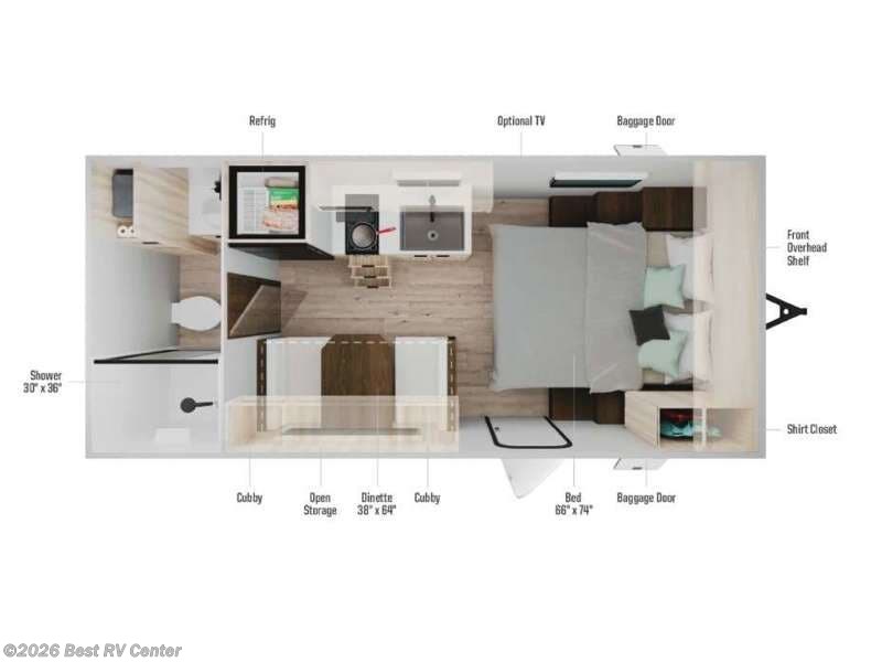2027 Winnebago Access 16RB - New Travel Trailer For Sale by Best RV Center in Turlock, California