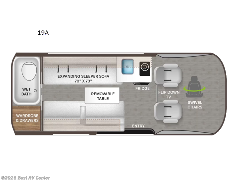 2027 Thor Motor Coach Tranquility 19A - New Class B For Sale by Best RV Center in Turlock, California