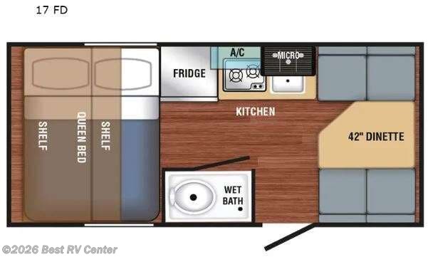 2022 Braxton Creek Bushwhacker Plus 17fd - Used Travel Trailer For Sale by Best RV Center in Turlock, California