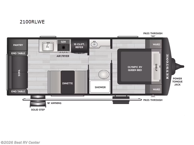 2027 Keystone Springdale 2100RLWE - New Travel Trailer For Sale by Best RV Center in Turlock, California