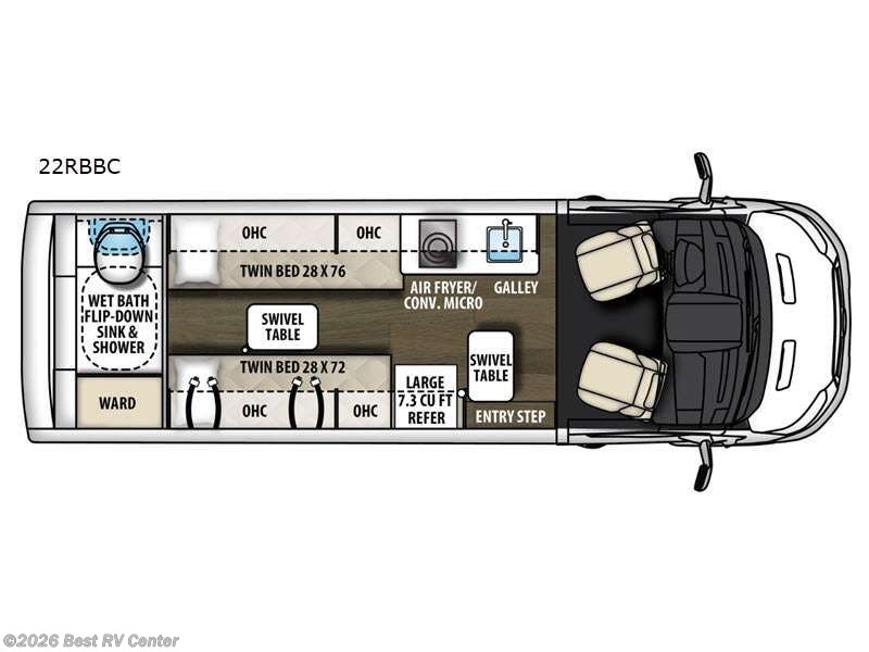 2027 Coachmen Beyond 22RBBCAWDLI - New Class B For Sale by Best RV Center in Turlock, California