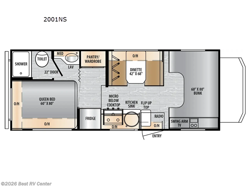 2027 East to West College Avenue 2001NS - New Class C For Sale by Best RV Center in Turlock, California