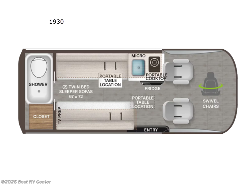 2027 Thor Motor Coach Talavera 1930 LITHIUM SYSTEM - New Class B For Sale by Best RV Center in Turlock, California