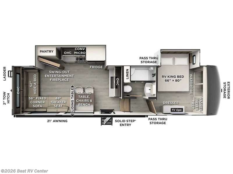 2027 Forest River Rockwood Signature 332SRL - New Fifth Wheel For Sale by Best RV Center in Turlock, California