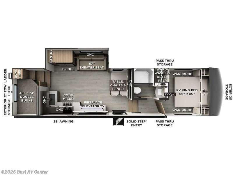 2027 Forest River Rockwood Signature 339SBH - New Fifth Wheel For Sale by Best RV Center in Turlock, California