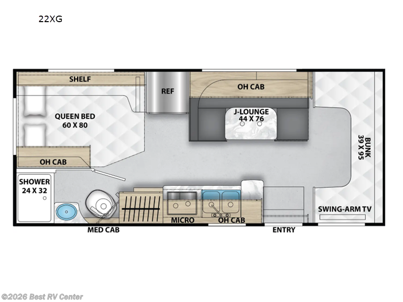 2027 Coachmen Cross Trail XL 22XG Ford E-350 BLITZ PACKAGE - New Class C For Sale by Best RV Center in Turlock, California