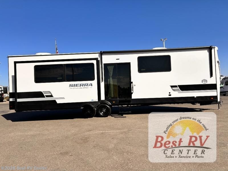 2027 Forest River Sierra Destination Trailers 396RKLR - New Destination Trailer For Sale by Best RV Center in Turlock, California features Slideout