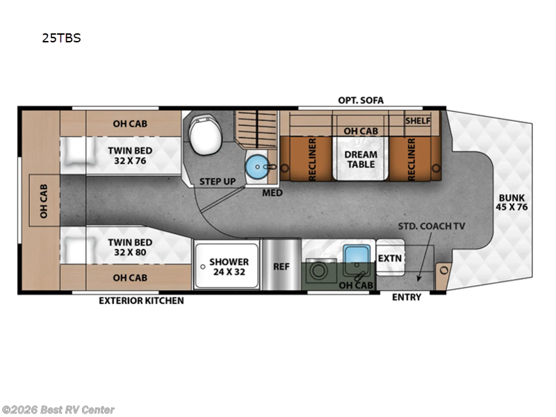 2027 Coachmen Prism Select 25TB AWD (ALL WHEEL DRIVE) - New Class C For Sale by Best RV Center in Turlock, California