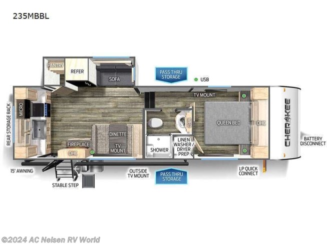 2023 Forest River Cherokee Black Label 235MBBL - New Fifth Wheel For Sale by AC Nelsen RV World in Shakopee, Minnesota