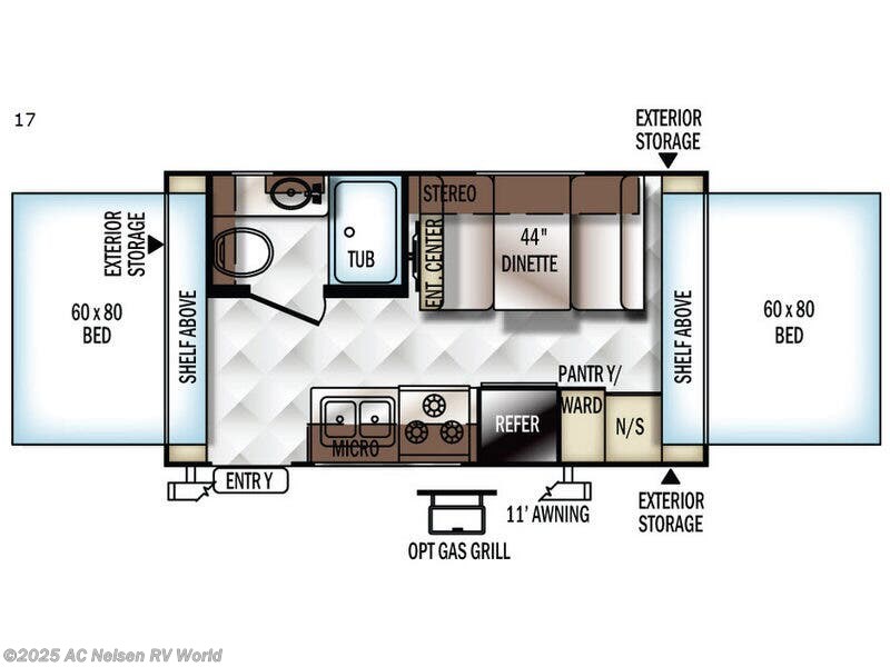 2017 Forest River Rockwood Roo 17 RV for Sale in Shakopee, MN 55379