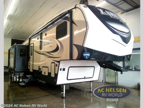 &lt;p&gt;&lt;strong&gt;Keystone RV Laredo Super Lite fifth wheel model 296SBH highlights:&lt;/strong&gt;&lt;/p&gt; &lt;ul&gt; &lt;li&gt;Rear Living&#160;&lt;/li&gt; &lt;li&gt;Bunkhouse&lt;/li&gt; &lt;li&gt;Quad Slide Outs&lt;/li&gt; &lt;/ul&gt; &lt;p&gt;&#160;&lt;/p&gt; &lt;p&gt;Your &lt;strong&gt;kids&lt;/strong&gt; are going to LOVE the &lt;strong&gt;bunkhouse&lt;/strong&gt; in model 296SBH! Not only are there &lt;strong&gt;bunk&lt;/strong&gt; beds in there but there are a few&lt;strong&gt; overhead&lt;/strong&gt; cabinets, a &lt;strong&gt;couple&lt;/strong&gt; of wardrobes, and a place to &lt;strong&gt;hookup &lt;/strong&gt;a TV. You also will have a&lt;strong&gt; kitchen&lt;/strong&gt; island which is perfect for &lt;strong&gt;food&lt;/strong&gt; prep and clean up. The &lt;strong&gt;large&lt;/strong&gt; slide out along the curbside has some&lt;strong&gt; theatre&lt;/strong&gt; seating and a booth&lt;strong&gt; dinette&lt;/strong&gt; that can be used for relaxing or &lt;strong&gt;eating&lt;/strong&gt; meals. There is also&lt;strong&gt; plenty&lt;/strong&gt; of storage inside and&lt;strong&gt; out&lt;/strong&gt; of this unit.&#160;&lt;br&gt;&lt;/p&gt; &lt;p&gt;&#160;&lt;/p&gt; &lt;p&gt;Keystone&#160;Laredo&#160;Super Lite fifth wheels are the&#160;units&#160;you should be&#160;looking&#160;at&#160;when considering your next&#160;RV.&#160;Safety, construction, and&#160;convenience&#160;are three things that&#160;Keystone&#160;keeps in mind as they build the Laredo&#160;Super&#160;Lite&#39;s. Safety&#160;first&#160;with the breakaway switch, the&#160;tinted&#160;safety glass windows, and the smoke/carbon monoxide&#160;detectors. The construction of these&#160;units&#160;are made with&#160;fully&#160;enclosed underbelly&#39;s and&#160;adjustable&#160;extended hitch pitch so towing will not be an issue. There is also a&#160;full&#160;sized&#160;spare tire and an&#160;outdoor&#160;shower for added&#160;convenience&#160;throughout&#160;your vacation.&#160;&lt;/p&gt;&lt;ul&gt;&lt;li&gt;Front Bedroom&lt;/li&gt;&lt;li&gt;Bunkhouse&lt;/li&gt;&lt;li&gt;Kitchen Island&lt;/li&gt;&lt;/ul&gt;