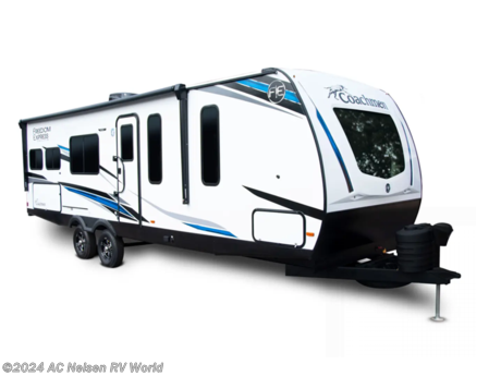 &lt;p&gt;&lt;strong&gt;Coachmen Freedom Express Ultra Lite travel trailer 259FKDS highlights:&lt;/strong&gt;&lt;/p&gt; &lt;ul&gt; &lt;li&gt;Full Camp Kitchen&lt;/li&gt; &lt;li&gt;USB Ports&lt;/li&gt; &lt;li&gt;Microwave Oven&lt;/li&gt; &lt;li&gt;Pass-Through Storage&lt;/li&gt; &lt;li&gt;Dual Entry Bath&lt;/li&gt; &lt;/ul&gt; &lt;p&gt;&#160;&lt;/p&gt; &lt;p&gt;Comfort comes easy in this&lt;strong&gt; front kitchen&lt;/strong&gt; travel trailer for four! You will love the rear master bedroom with its&lt;strong&gt; king bed slide out&lt;/strong&gt;, spacious wardrobe, and a private entrance into the dual entry bath. There is a sofa that sits directly across from the &lt;strong&gt;fireplace&lt;/strong&gt; and entertainment center, or you can choose the optional theater seat or optional hide-a-bed sofa in place of the standard sofa. The front kitchen features tons of counter&#160;space, an 8 cu. ft. double door refrigerator, plus a large pantry for dry good and snacks. There is also a &lt;strong&gt;pantry/closet&lt;/strong&gt; just as you enter the trailer that will be perfect for shoes and jackets!&lt;/p&gt; &lt;p&gt;&#160;&lt;/p&gt; &lt;p&gt;With any Freedom Express Ultra Lite travel trailer by Coachmen you will appreciate quality construction materials, such as &lt;strong&gt;vacuum bonded walls with Azdel&lt;/strong&gt; composite, a 3/4 gel coated fiberglass cap with an automotive glass windshield, and a heated enclosed underbelly. Each model also features &lt;strong&gt;Tufflex PVC roofing&lt;/strong&gt;, front rock guard, and E-Z Lube axles for smooth towing. Inside, you&#39;ll find kitchen backsplash, hidden hinge cabinetry, and &lt;strong&gt;wear-resistant vinyl flooring&lt;/strong&gt; throughout. The &lt;strong&gt;power tongue jack&lt;/strong&gt; included with the Ultra Lite Express Pack will make set-up a breeze, and each model includes back-up camera prep and they are Freedom solar ready if you plan to go off-grid. Enjoy lightweight camping with a Freedom Express Ultra Lite travel trailer today!&lt;/p&gt;&lt;ul&gt;&lt;li&gt;Front Kitchen&lt;/li&gt;&lt;li&gt;Outdoor Kitchen&lt;/li&gt;&lt;li&gt;Rear Bedroom&lt;/li&gt;&lt;/ul&gt;&lt;ul&gt;&lt;li&gt;200W SOLAR PANEL AND 30AMP MPPT CHARGER&lt;/li&gt;&lt;li&gt; 2ND 15K ROOF A/C INSTALLED&lt;/li&gt;&lt;li&gt; 50 AMP SERVICE W/2ND AC PREP&lt;/li&gt;&lt;li&gt; FREEDOM VALUE PACKAGE&lt;/li&gt;&lt;li&gt; NEBRASKA STATE SEAL&lt;/li&gt;&lt;li&gt; THEATER SEATS&lt;/li&gt;&lt;li&gt; ULTRA LITE EXPRESS PACK&lt;/li&gt;&lt;/ul&gt;