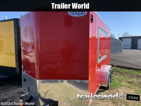 7&#39; X 14&#39; TA
6&quot; ADDITIONAL HEIGHT
ONE PIECE ALUMINUM ROOF
.030 EXTERIOR RED ALUMINUM SKIN THICKER THAN NORMAL
LED LIGHT PACKAGE INSIDE TRAILER
CONCESSION DOOR WITH GAS SHOCKS
3/16&quot; WHITE VINYL CEILING LINER
BRACED AND WIRED FOR ROOF A/C
FOLD DOWN REAR STABILIZER JACKS
3/4&quot; FLOOR
3/8&quot; WALLS
16&quot; OC CROSSMEMBERS FLOOR AND CEILING
4-WHEEL BRAKES
ALL LED LIGHTS



While we strive to represent our trailers with 100% accuracy - please call to confirm details of trailer.