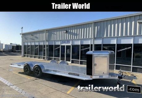 22&#39; Deck,

Cargo Storage box - 42&quot;H x 82&quot; W x 34&quot; L BLACK

Full Length Side Step

5. Extra marker lights per side
6. Bed lights
7. Ramps - 13&quot; x 8&#39;

40&quot; Spread Axle - Removable Individual fenders both sides

2-5200# Rubber torsion axles - Easy lube hubs

Electric brakes, breakaway kit

Tiger Black 15&quot; Aluminum Wheels,

Extruded aluminum floor

A-Framed aluminum tongue, 48&quot; long with 2-5/16&quot; coupler

6. Recessed tie rings, SS 5000#

Swivel jack, 800# capacity

LED GLO Lighting package,

Overall width: 101.5&quot;

Overall length: 274&quot;

5 Year Warranty!