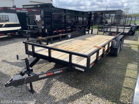 77&quot; x 18&#39;TA
2 X 8 TREATED FLOOR
MESH GATE
3500# SPRING AXLES
EZ LUBE HUBS
ALL 4 WHEEL BRAKES
2&#39; DOVETAIL



While we strive to represent our trailers with 100% accuracy - please call to confirm details of trailer.