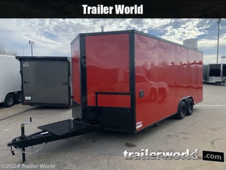 8.5 X 20&#39;TA3

5200# AXLES

78&quot; TRIPLE TUBE TONGUE WITH PLATE FOR GENERATOR

12&quot; EXTRA HEIGHT FOR 7&#39; 6&quot; INSIDE HEIGHT

16&quot; OC ROOF CROSSMEMBERS

STABILIZER JACKS

3&#39; X 6&#39; CONCESSION WINDOW

15000BTU A/C

RED EXTERIOR

6&#39; FOLD DOWN SHELF

100LB PROPANE CAGE

1 PIECE ALUMINUM ROOF

6&#39; HOOD VENT

INSULATED WALLS AND CEILING

WHITE METAL WALLS AND CEILING

RUBBER COIN FLOOR

SINK PACKAGE

100AMP PACKAGE

18&quot; X 6&#39; SERVING COUNTER

BLACKOUT TRIM PACKAGE




While we strive to represent our trailers with 100% accuracy - please call to confirm details of trailer.
