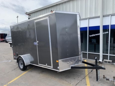 6 X 12&#39;SA
6&#39; 6&quot; INTERIOR HEIGHT
.030 CHARCOAL EXTERIOR ALUMINUM
1 PIECE ALUMINUM ROOF
ALL LED LIGHTS
16&quot; OC CROSSMEMBERS
3.5K SPRING AXLE NO BRAKES
REAR RAMP DOOR
3&#39;4&quot; PLEXCORE FLOOR
3/8&quot; PLEXCORE SIDEWALLS
4 D-RINGS INSTALLED
12V DOME LIGHT




While we strive to represent our trailers with 100% accuracy - please call to confirm details of trailer.