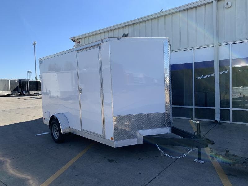 7x12 Cargo Trailer for sale New Covered Wagon 7' X 12'SA TrailersUSA