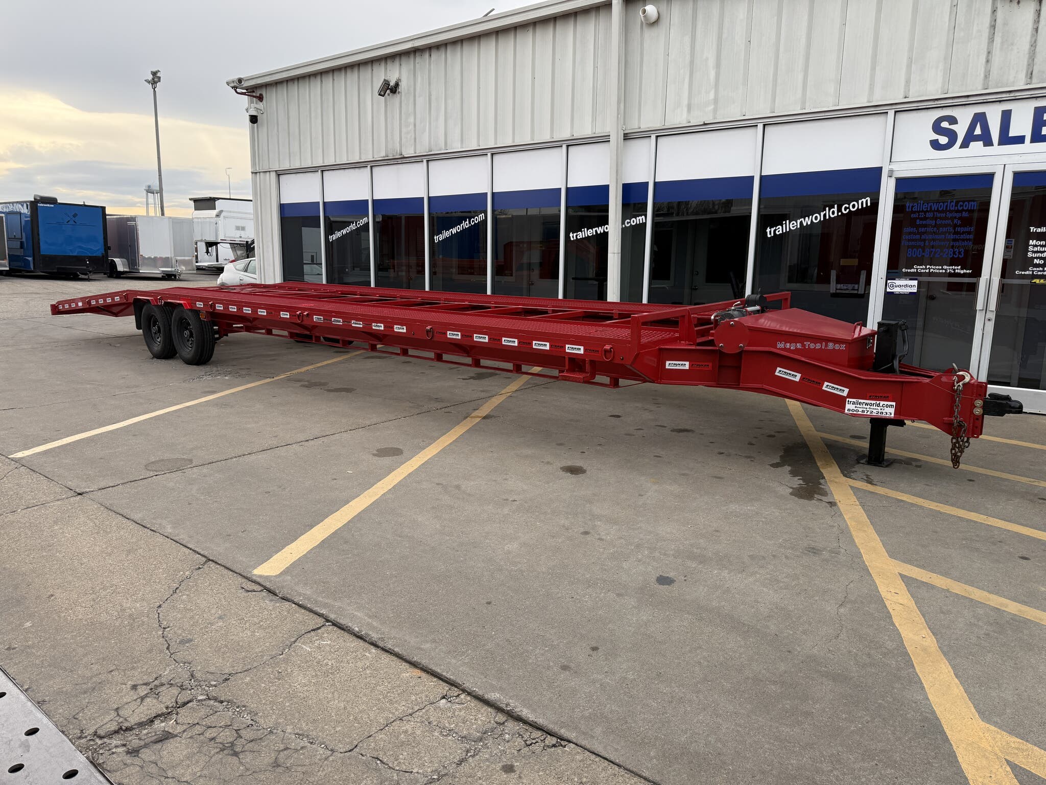 2025 Stryker 36' Mesh Slide-in Ramps 2 Car Hauler (2)8K Axles