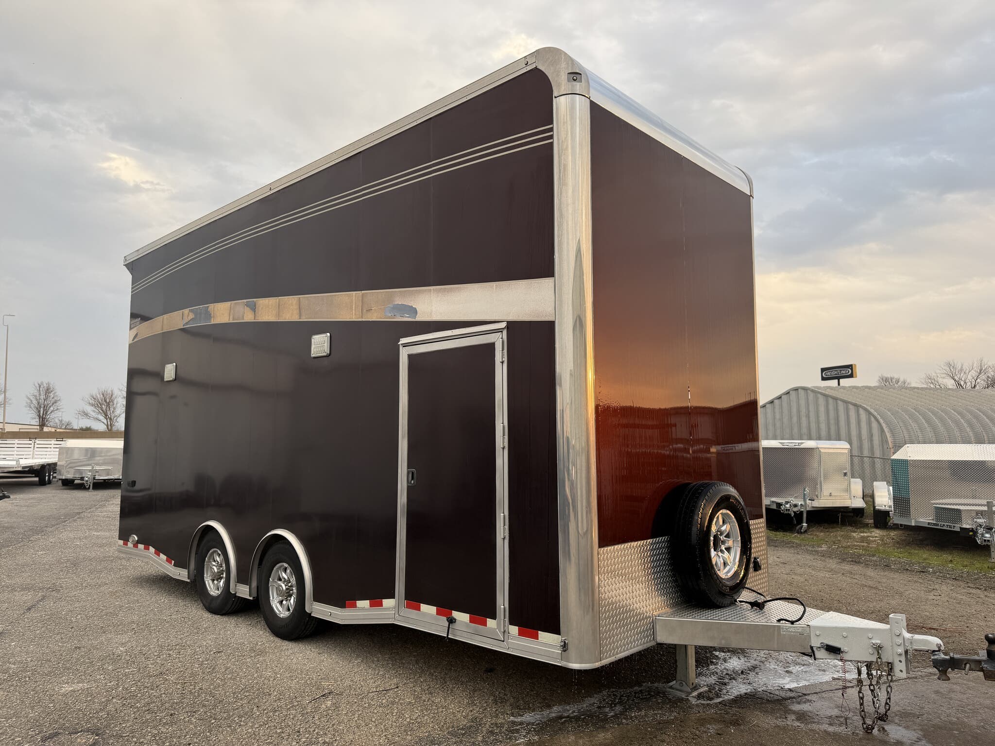 2019 Sundowner 8.5' x 22' Aluminum Stacker (2)7K Axles