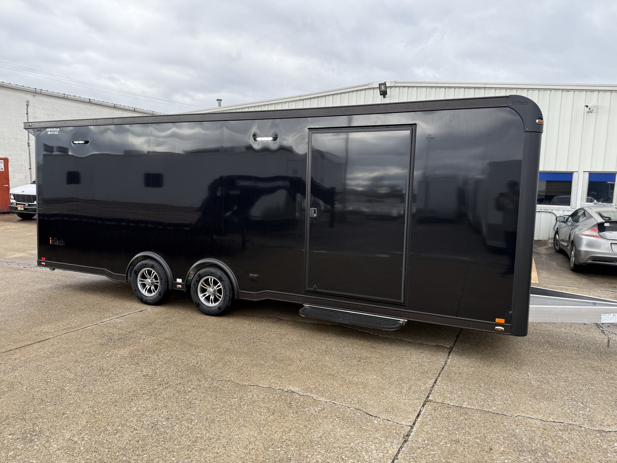 Red Top Intech 8x24 Car Hauler Trailer for sale | New inTech 8.5' x 24' Car / Racing ...