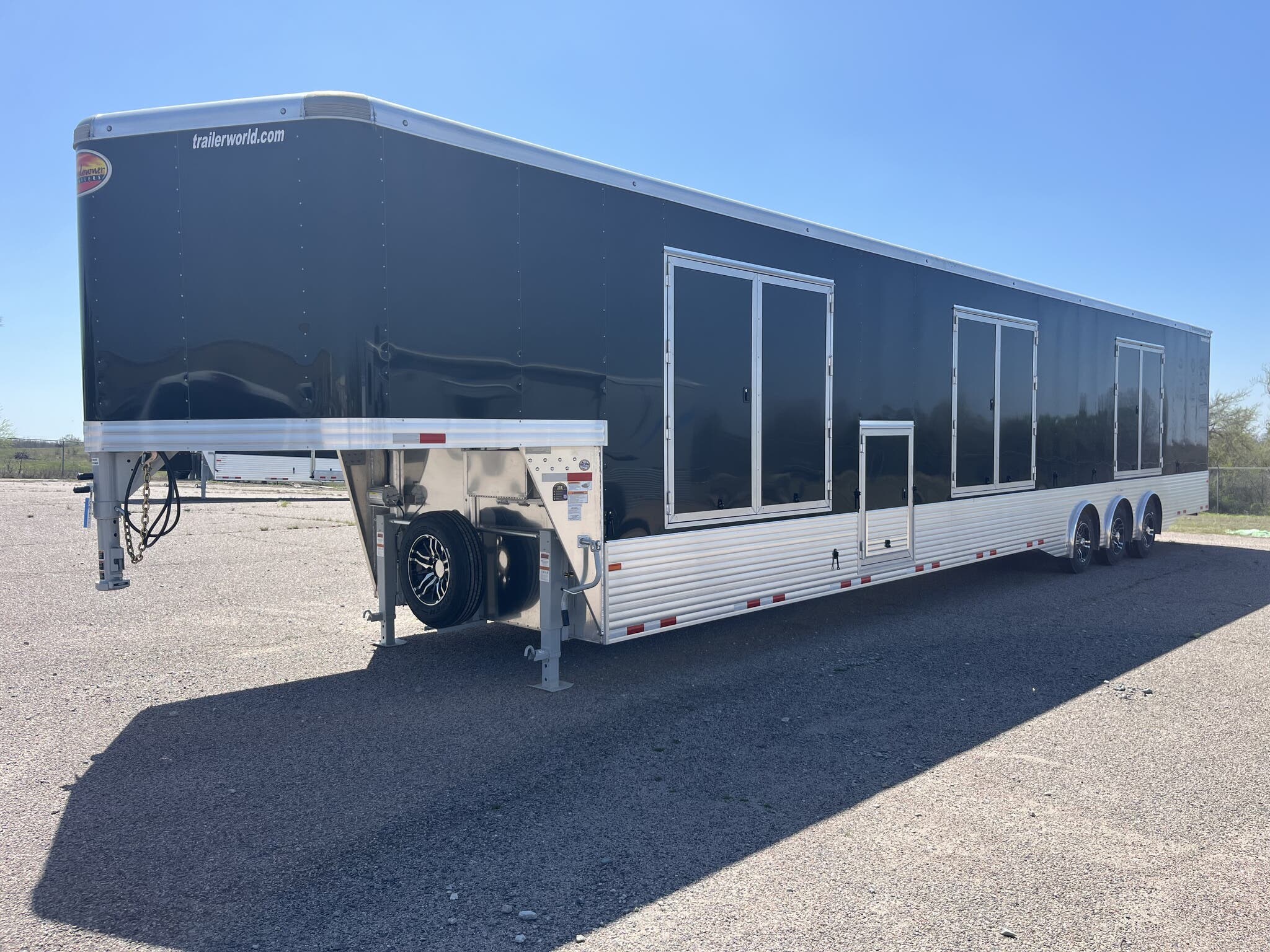 2026 Sundowner 8.5' x 52' O.A. Gooseneck Wedge 3 Car Hauler